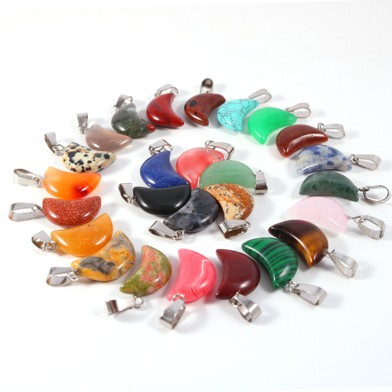20 pz/borsa Collana con ciondo - Crystal Pendant Necklace Natural Stone recensione e prezzo