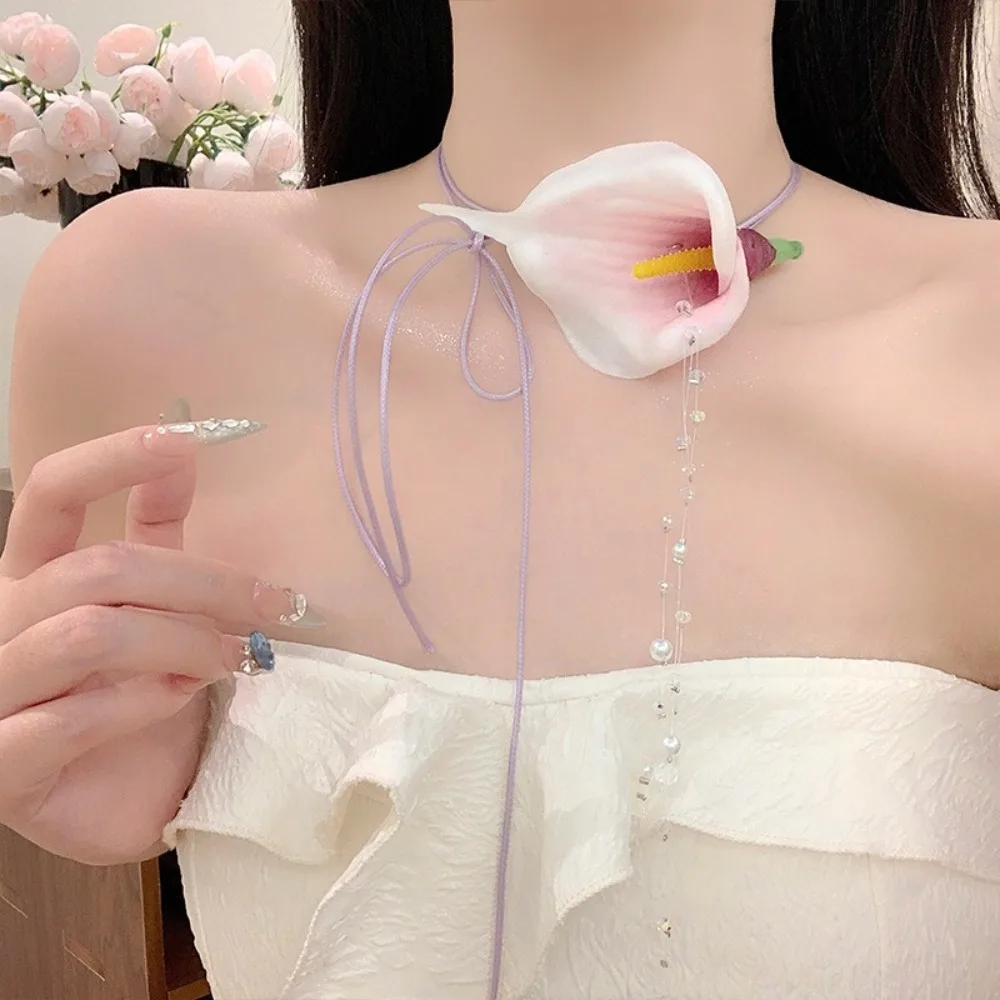 Ciondolo con perline di giglio - Pearl Choker Necklace Vintage recensione e prezzo