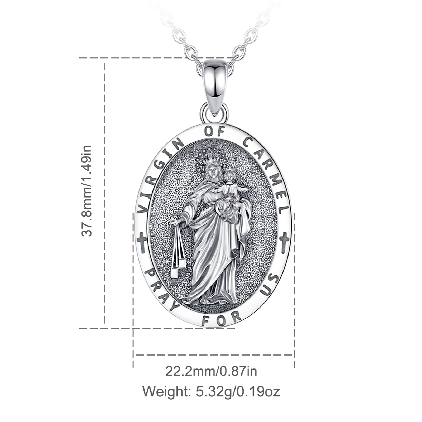 Eudora Collana in argento ster - 925 Sterling Silver Chain Necklace Men recensione e prezzo
