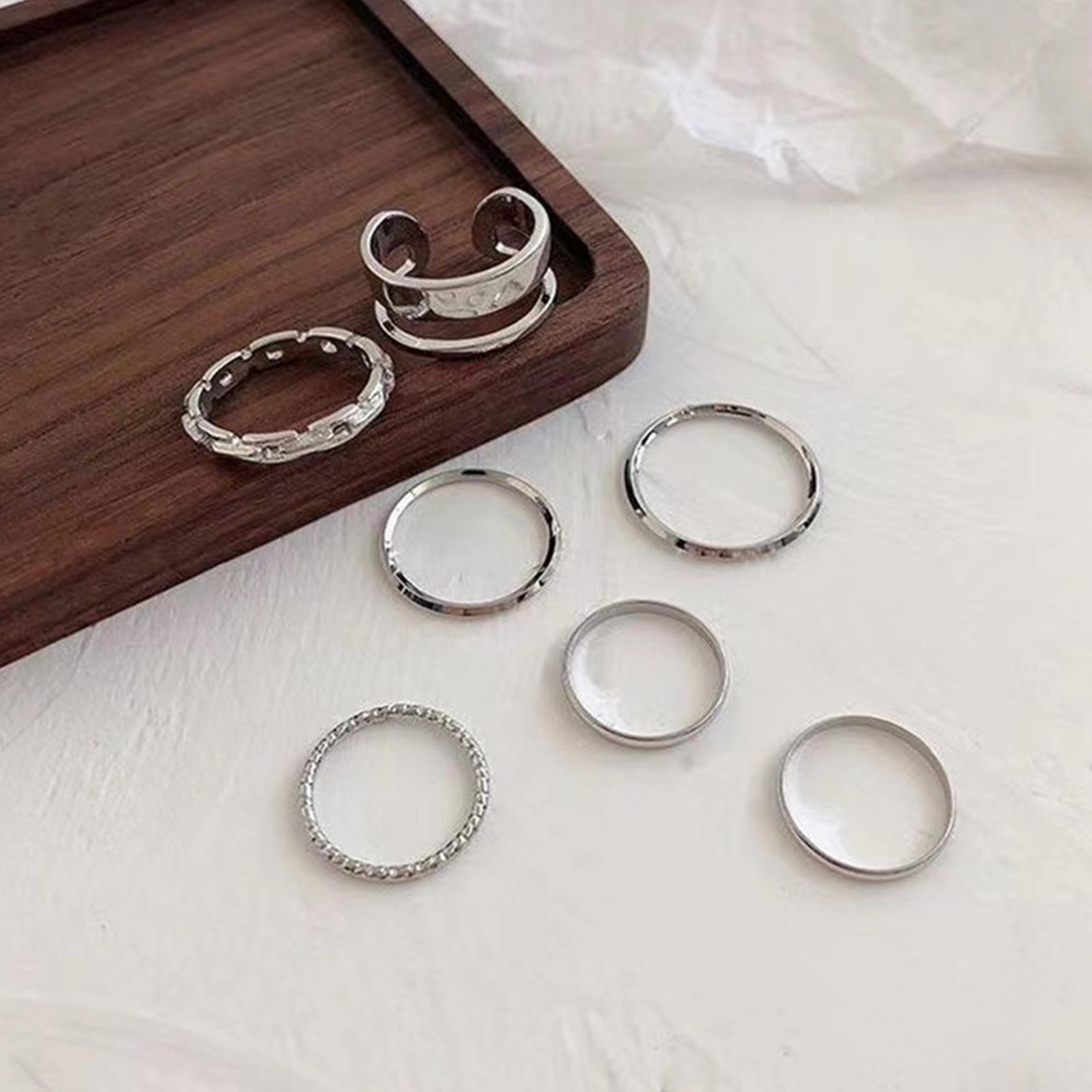 Set di Anelli Hip Hop da Donna - Vintage Punk Knuckle Rings Set recensione e prezzo
